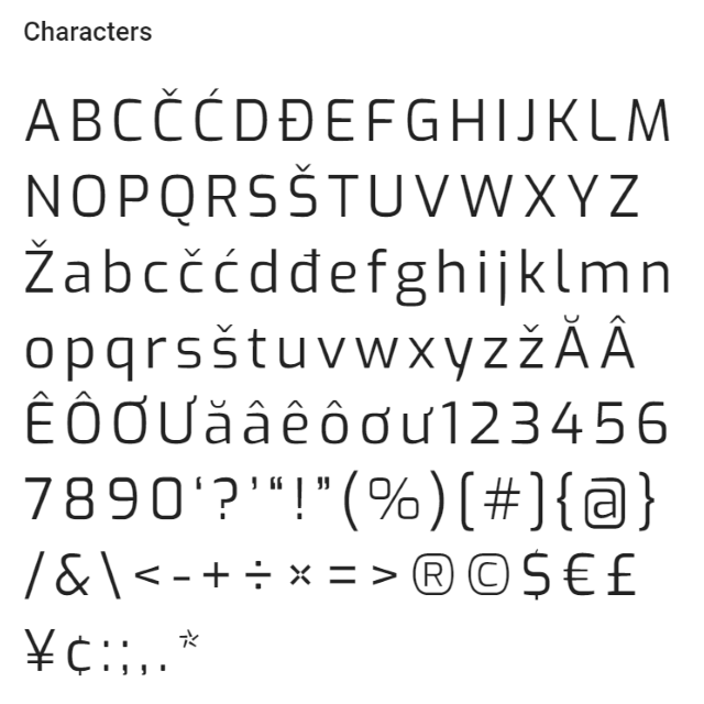 ZnetDK for Mobile - Theme font